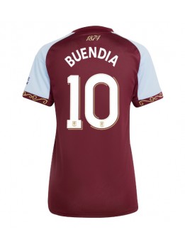 Zenske Futbalové oblečenie Aston Villa Emiliano Buendia #10 2025-26 Krátky Rukáv - Domáci